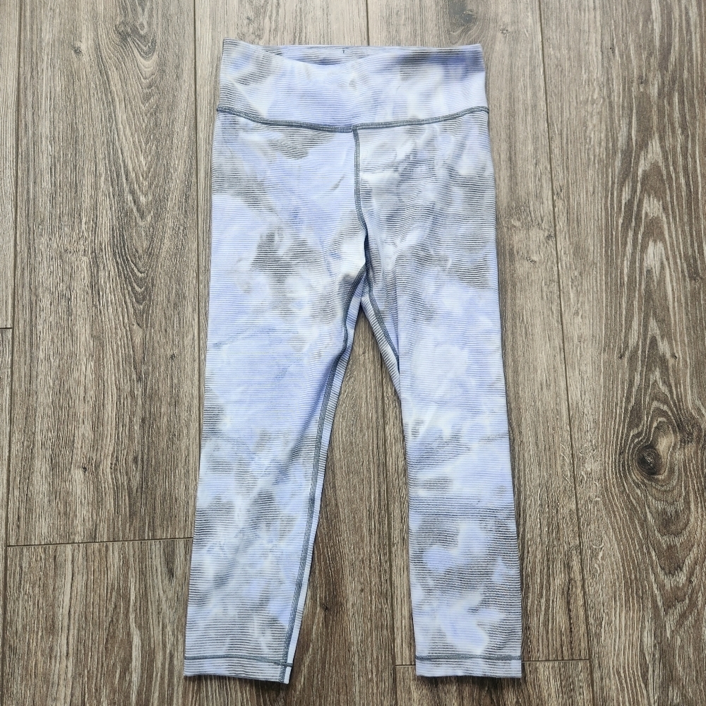 Athleta Girl Chit Chat Textured Capri Leggings Large 12